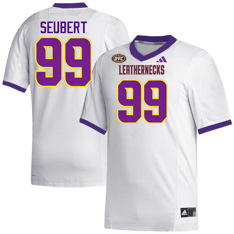 Western Illinois Leathernecks #99 Rich Seubert College Football Jerseys,Uniforms-White